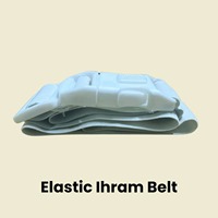 Set di Asciugamani Ihram per Uomo di Alta Qualità, Anti-restringimento, in Poliestere 100%, Casual, 5 Pezzi, Personalizzabile, per Tutte le Stagioni, Umrah