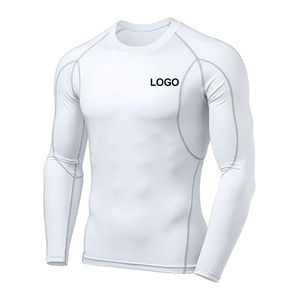 Camiseta Deportiva Transpirable para Hombre, Fabricada por OEM, Spandex/Poliéster, Impresión por Sublimación, Mangas Largas - Product Image 3