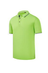 Logo personnalisé pour hommes pour Polo 100% Polyester Golf Polos Brodé Revers Col Haut Anti-Rides Prix Compétitif Foncé - Product Image 6