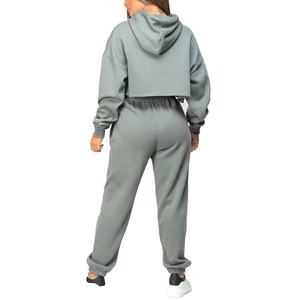 Nouveautés Vente en Gros Ensemble Deux Pièces Hiver en Polaire Court pour Femme, Style Urbain, Personnalisable avec Logo 2026 - Product Image 5