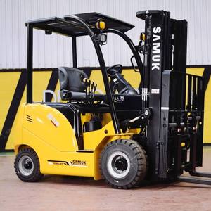 Fabricant de chariots élévateurs électriques, chariot élévateur à batterie au lithium de 1000 kg, chariot élévateur autoportant, hauteur de levage de 1,1 m, 1,3 m, 1,6 m pour le travail sur camion - Product Image 2