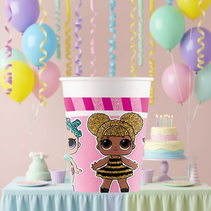 Gobelets jetables Lol 200 ml pour fêtes d'enfants et anniversaires - Product Image 3