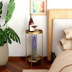 <b>High</b> Quality Accent <b>Side</b> <b>Table</b> New Design Metal Top for Living Room Dining Home Furniture - Product Image 3
