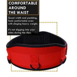 Custom Gym Dip Fitness Belt Entrenamiento Cintura Levantamiento de pesas Cinturón de neopreno Levantamiento de pesas Entrenamiento Neopreno Cinturón de levantamiento de pesas - Product Image 3