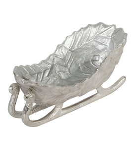 Plateau décoratif argenté de casse-croûte de chariot de père Noël de style américain de haute qualité au prix concurrentiel - Product Image 6