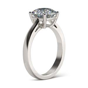 Bague de fiançailles Jeulia Classic Solitaire en argent sterling avec taille coussin et sertissage griffe - Product Image 3