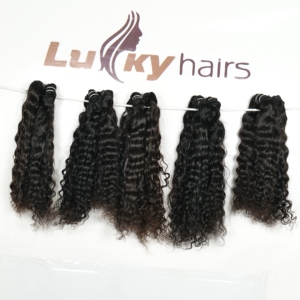 100% Cutícula virgen alineada Onda profunda Remy Grado Cabello indio Procesamiento químico Cabello humano natural libre-Venta al por mayor - Product Image 5