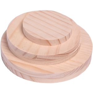 Custom Thick Slices Wooden <strong>Circle</strong> Cutouts Blank Framed <strong>Oak</strong> Wood Sign Plaques for DIY Crafts Door Hanger Home Decor - Product Image 5
