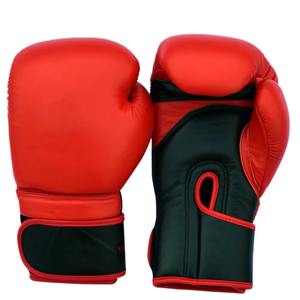 Guantes de entrenamiento profesional de 10oz de alta calidad para Kickboxing MMA Impresión de logotipo personalizado Guantes de boxeo de cuero de alta calidad - Product Image 1
