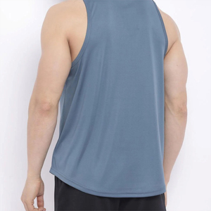 T-shirt de sport sans manches en coton personnalisé avec étiquette privée 2026, débardeur de musculation pour homme, débardeur de sport ajusté pour homme - Product Image 5