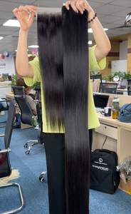 Extensiones de Cabello Humano Natural con Ondas para Cierre, Trama Única, Remy, Vietnamita, Virgen, Cutícula Alineada - Product Image 5