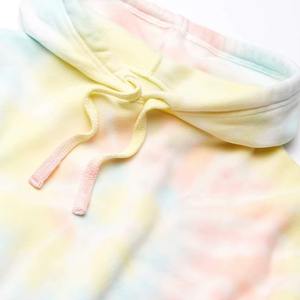 Women Cropped Down Shoulder <b>Hoodies</b> Premium Quality Fabric Cotton Fleece OEM Service ODM Design <b>Trendy</b> Hoodie Latest Design - Product Image 4