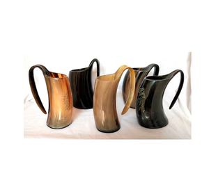 Tasses uniques en corne de buffle pour le café, la bière, le vin, les boissons, tasse en corne personnalisée, corne à boire viking naturelle en corne de buffle - Product Image 5
