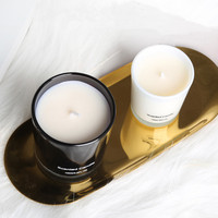 Grandes bougies parfumées Poids Ensemble cadeau de couleur personnalisée Article cadeau en gros Pot en verre Décoration intérieure Pot de bougies parfumées en cire de soja