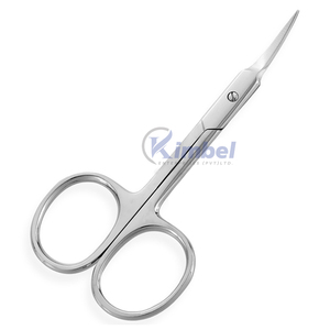 Tijeras de manicura rusas profesionales, tijera removedora de piel muerta de uñas de acero inoxidable con hoja recta y curva - Product Image 3