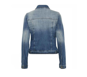 Veste en jean pour femme, design personnalisé, 100% coton, veste en jean décontractée, solide, de haute qualité, haut en jean - Product Image 3