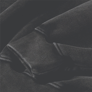 Sudaderas con Lavado Ácido Personalizadas, Ropa con Lavado a la Piedra, Último Estilo, Sudadera Negra Holgada con Hombros Caídos para Hombre, Ropa Desteñida por el Sol - Product Image 4