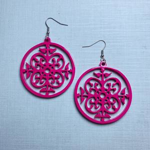 Boucles d'oreilles tendance ovales en corne de buffle dorées faites à la main pour femmes, vente chaude 2026, anniversaire - Product Image 2