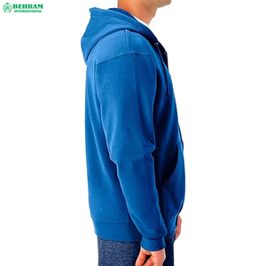 Sweat-shirts pour hommes 2024, à fermeture éclair, confortables, en molleton de coton, en tissu éponge français, respirants, à séchage rapide, brodés, coupe classique, nouveaux - Product Image 5