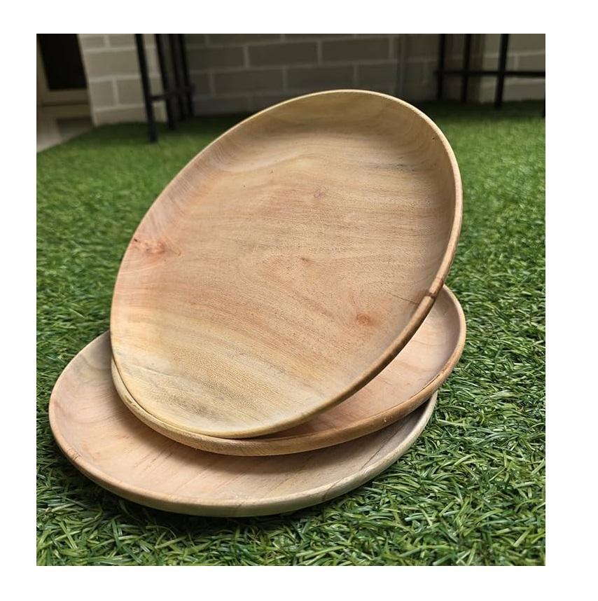 Wholesale Customized Wood Plates Home Household Kitchen Table Ware