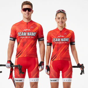 Custom <b>Cycling</b> Uniform Sublimation Printing <b>Cycling</b> Set Premium Quality <b>Cycling</b> Jacket <b>Shorts</b> Set Men Women - Product Image 1