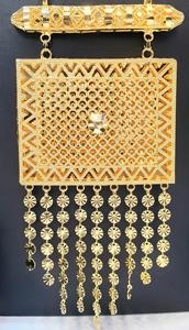 Conjunto de Joyería de Moda de Alta Gama con Colgante Chapado en Oro de 24 Quilates de Dubái, 6 g, Chapado Pesado, Colección Exclusiva, Mejor Valor - Product Image 2