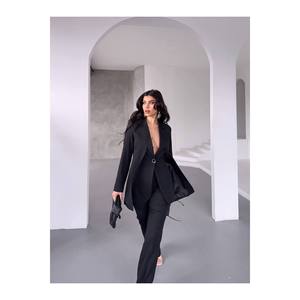 Giacca Premium da donna a vita alta di design - Product Image 3