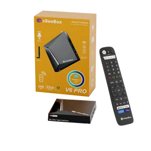 VENTAS CALIENTES 2026 Vseebox V6 Pro Android 14 TV Box de Grado Industrial OEM de Plástico 8K HDR 4GB RAM 32GB Almacenamiento con WiFi 6 - Product Image 3