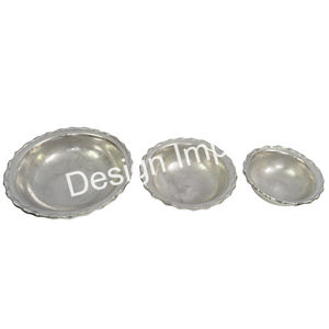 Refroidisseur de vin enduit d'argent et bac à boissons de comptoir bol de bar de comptoir à faible profondeur seau à glace à bière en gros avec logo personnalisé - Product Image 2