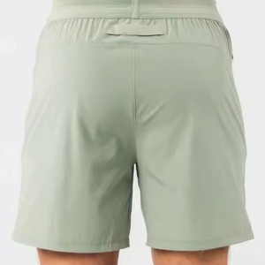 Pantalones cortos deportivos de calidad de lujo para hombre, ropa deportiva de doble capa de secado rápido con decoración de bolsillos y cordón en tarifa barata - Product Image 1