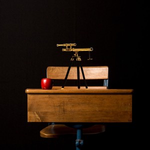 Soporte de Telescopio de Aluminio de 23 cm, Modelo Decorativo Náutico, Diseño Costero, Ligero, para Mesa, Artesanía Moderna - Product Image 6