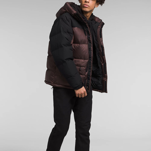 Blouson matelassé en toile pour homme pour l'hiver Léger et chaud Tenue décontractée avec logo sur le devant - Product Image 3