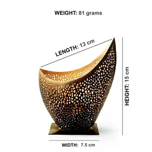 Venta al por mayor de fábrica, portavelas de Metal de hierro de lujo, portavelas hecho a mano para bodas, uso en interiores, último diseño para Navidad - Product Image 2