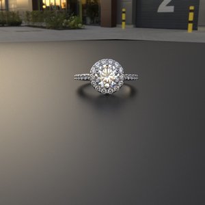 Anillo de Compromiso de Plata de Ley con Solitario de 1.50 Quilates - Product Image 5
