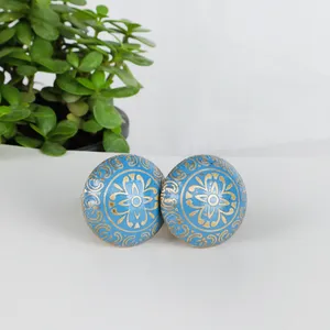 MUGHALCRAFTS Decorative Filigree Brass Drawer Pull Knob Cabinets Dressers Wardrobes Dining Areas Home Kitchen Living <b>Room</b> - Product Image 4