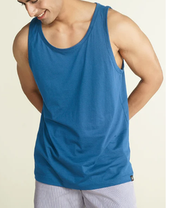 Débardeurs décontractés à col rond à séchage rapide pour hommes avec décoration brodée du Bangladesh - Product Image 2