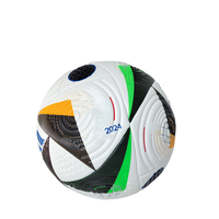 Ballons de football européens n° Ballon de football standard 5, taille 4, pour joueurs de football, 24 ligues, football professionnel, fabriqué à Sialkot