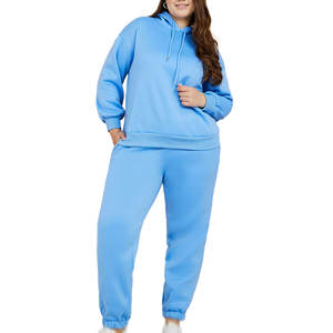 Women sport tracksuit two piece custom logo active set for training workout and <b>travel</b> <b>wear</b> - Product Image 1