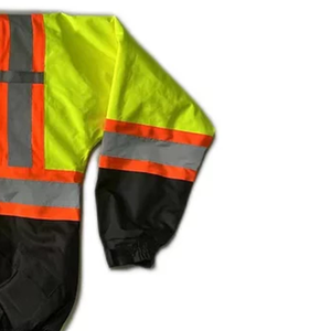 Veste de sécurité haute visibilité pour le travail exigeant, veste de sécurité en polaire à fermeture éclair, sweat-shirts réfléchissants, veste de sécurité détachable pour le cyclisme, veste de sécurité pour adultes - Product Image 4