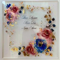 Invitations de mariage en papier transparentes personnalisées, impression UV féerique 4 couleurs, carte d'invitation personnalisée Europe, impression UV rectangulaire JR