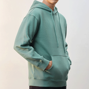 Nouvelle arrivée, sweat à capuche en molleton de coton lourd brodé pour hommes, plusieurs couleurs, entraînement d'hiver, respirant, élasthanne/coton, personnalisé - Product Image 2