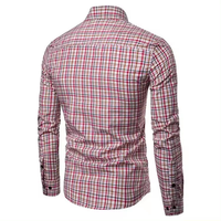 Chemise habillée personnalisée pour homme, imprimée, à double boutonnage, col mandarin, manches longues, 100 % polyester, fabricant OEM ODM, vente en gros en vrac