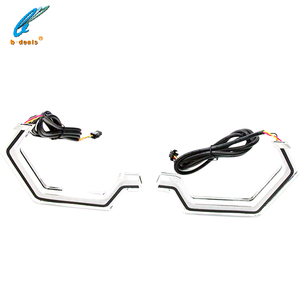 B-deals Gen 2 icónicos faros LED Crystal Angel Eyes para RGB Chasing Amber con señal de giro nuevos accesorios de luz de coche - Product Image 5