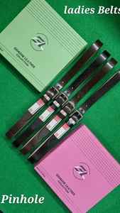 Cinturón Ecológico de Cuero Vacuno Genuino con Estampado de Grano, Tamaño Estándar para Mujer - Product Image 2