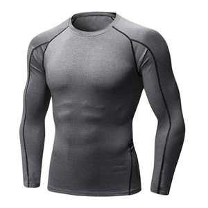 Ensemble Rash Guard MMA BJJ en Polyester et Spandex pour Hommes, Vêtements de Sport pour la Musculation et la Compétition - Product Image 1