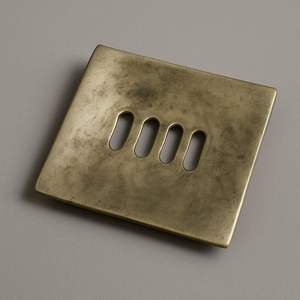 Porte-savon en laiton de luxe pour salle de bain haut de gamme, créant une apparence sophistiquée avec une qualité métallique premium - Product Image 6