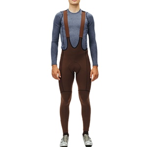 Cuissard de cyclisme léger et confortable pour homme, avec bretelles et logo réfléchissant, anti-humidité - Product Image 2