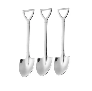 ช้อนตักของหวานแบบช้อนใช้ซ้ำได้ช้อนสแตนเลสแบบใช้ซ้ำได้เครื่องใช้บนโต๊ะอาหารสำหรับงานปาร์ตี้ที่บ้านสำนักงาน - Product Image 3