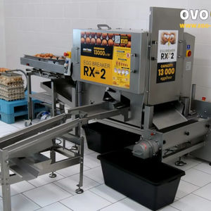 Rompedora de Huevos Electrónica OVO-TECH RX-2 con Separador Automático de Cáscaras, Capacidad de 13000 Huevos/Hora para Uso en Panadería, 415 KG - Product Image 1