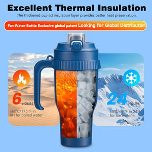 Quạt bình nước ngoài trời <span class=keywords><strong>2025</strong></span> mẫu mới 1.18L, bình nước thời trang và di động, quà tặng quạt bình nước - Product Image 3